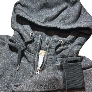 Zella Gray Full Zip Hoodie Jacket Athletic Athleisure‎ Activewear